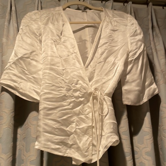 Chan luu silk top with tie - Picture 2 of 2